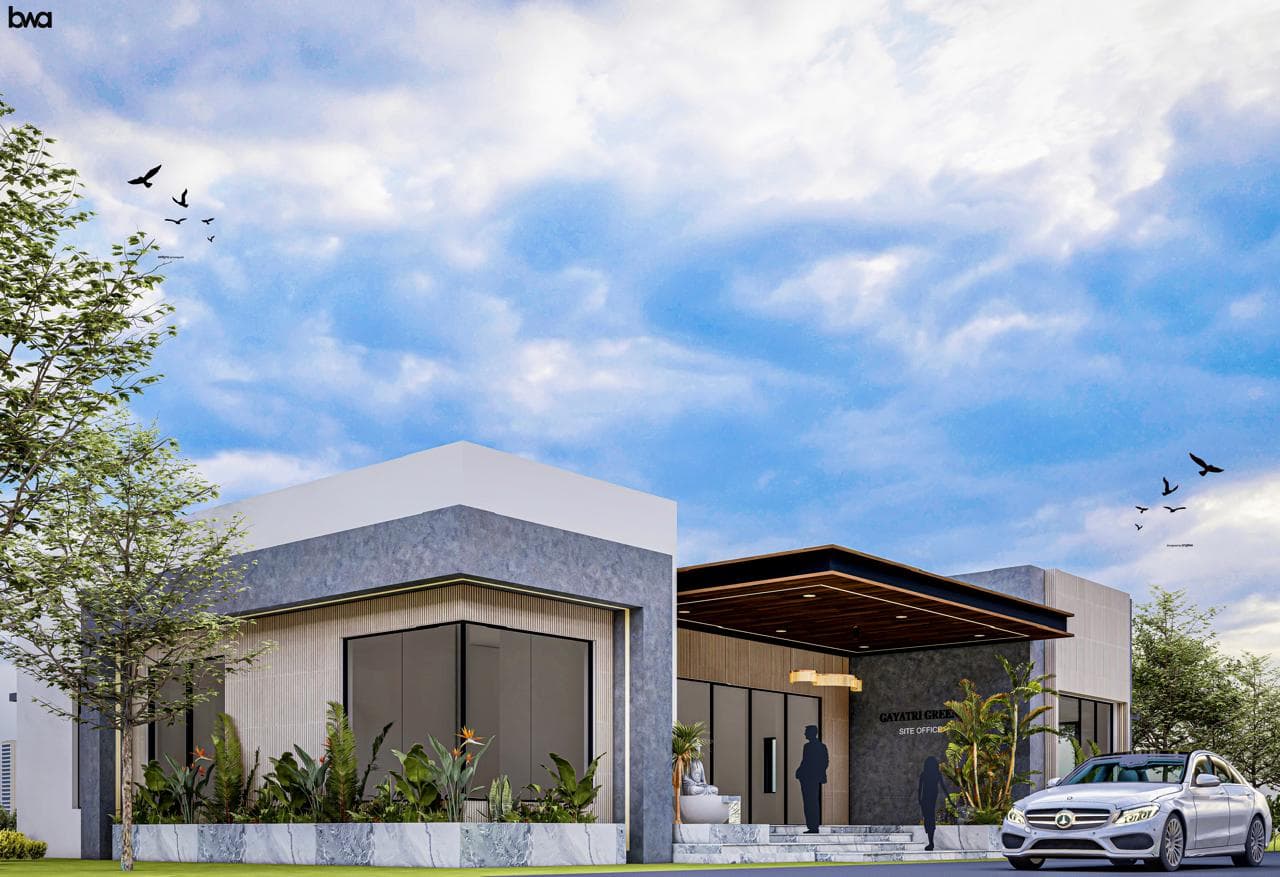 Gayatri Greens site office entrance